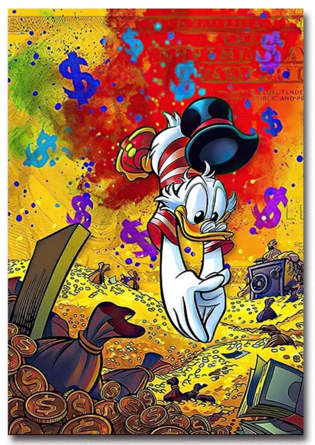 Canvanation 60X80cm Poster Picsou Plongeon