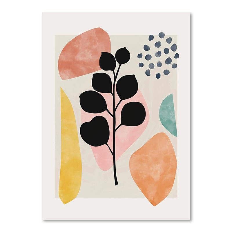 Canvanation 30x40cm / 01 Peinture Abstraite Soleil