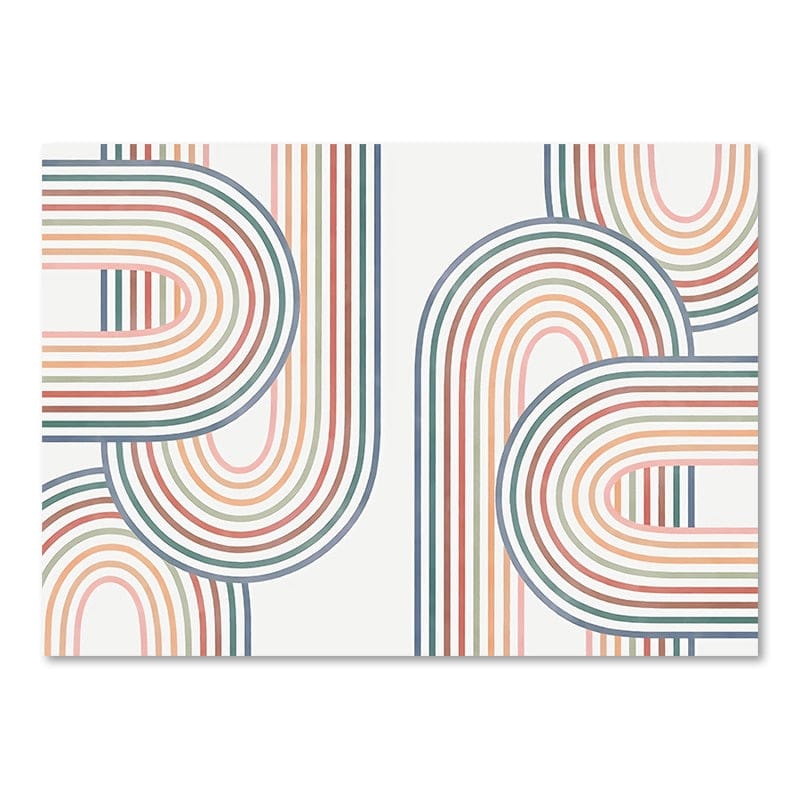 Canvanation 30x40cm / 02 Peinture Abstraite Soleil