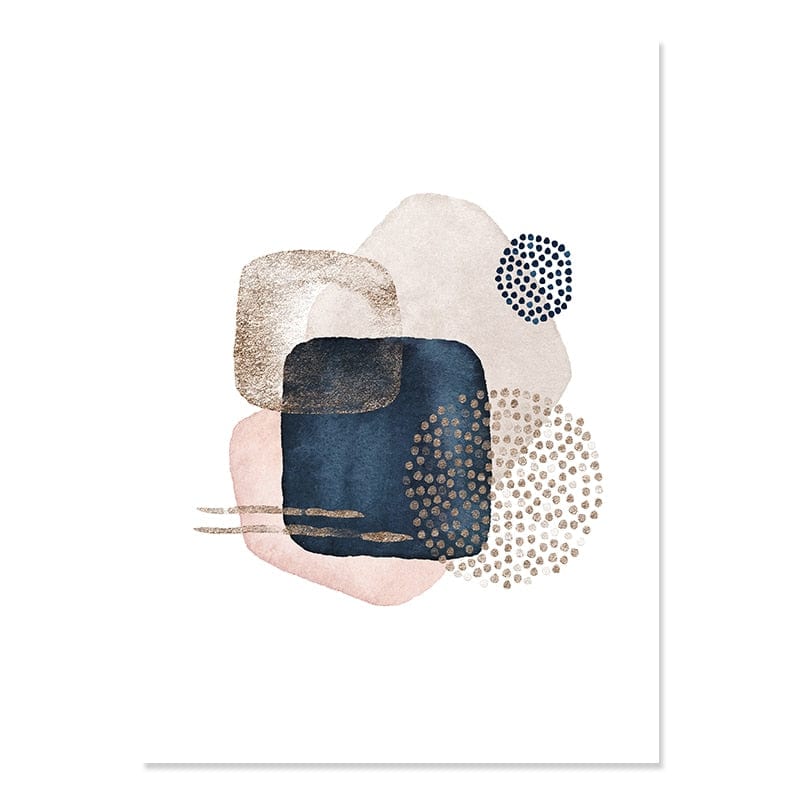 Canvanation 50x70 cm / Beige Blue C Affiche Abstrait Grand Format