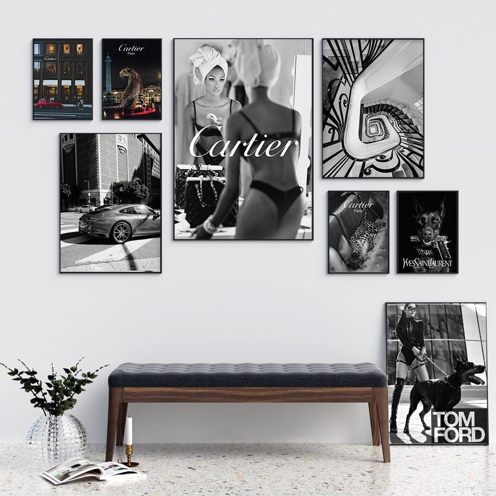 Canvanation Affiche Luxe Tom Ford Chien