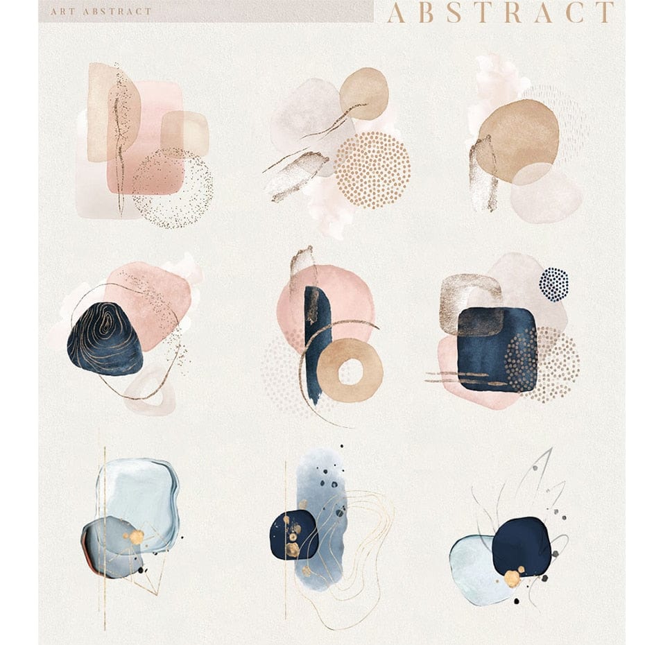 Canvanation Affiche Abstrait Grand Format