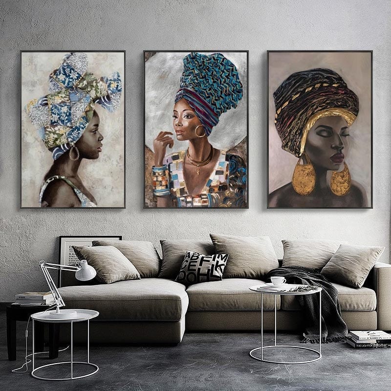 Tableau Moderne Africaine