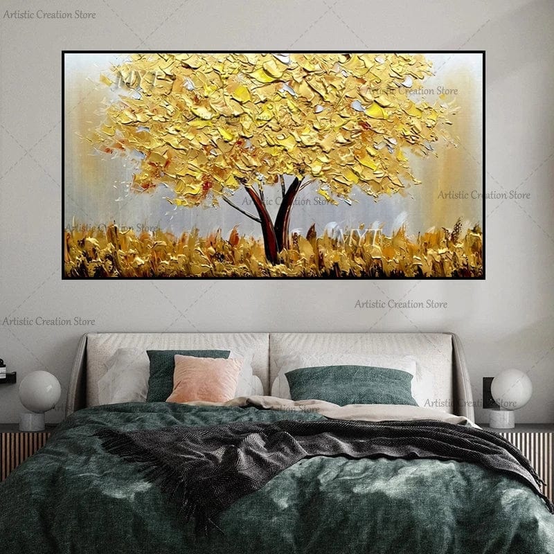 Canvanation Poster Arbre De Vie Doré