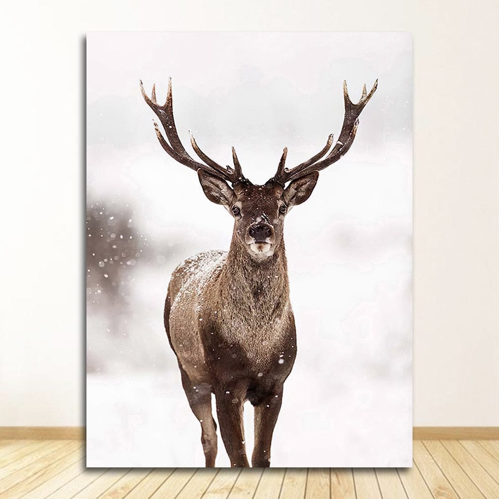Canvanation A4 21x30cm / 0186XX02 Affiche Cerf Montagne