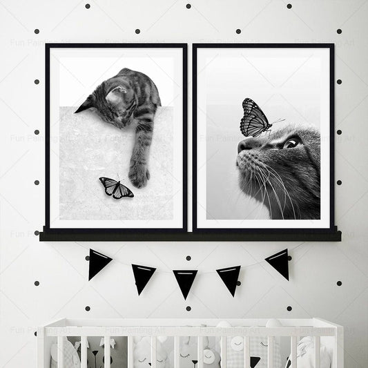 Canvanation Affiche Chat Noir