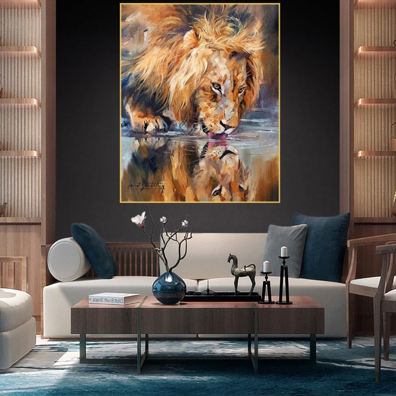 Canvanation Affiche De Lion