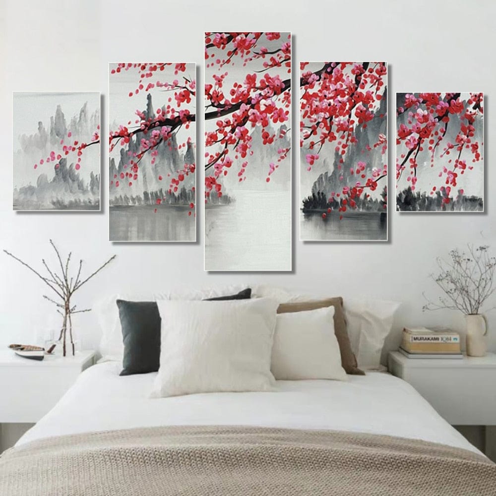 Canvanation 20*35*2 20*45*2, 20*55*1 Cm Affiche Fleur De Cerisier