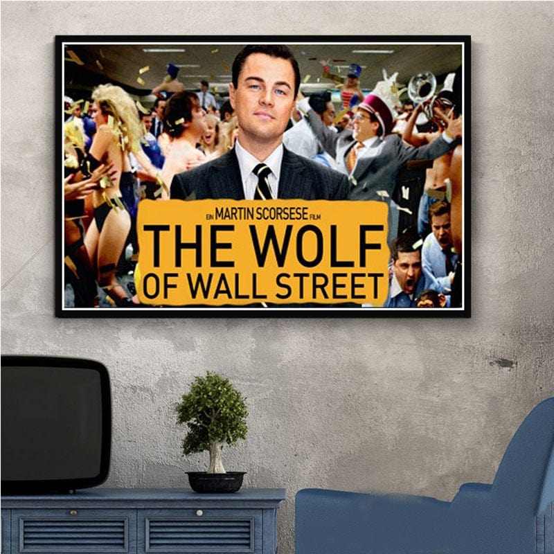 Canvanation 14x21 CM / Chocolate Affiche Loup De Wall Street