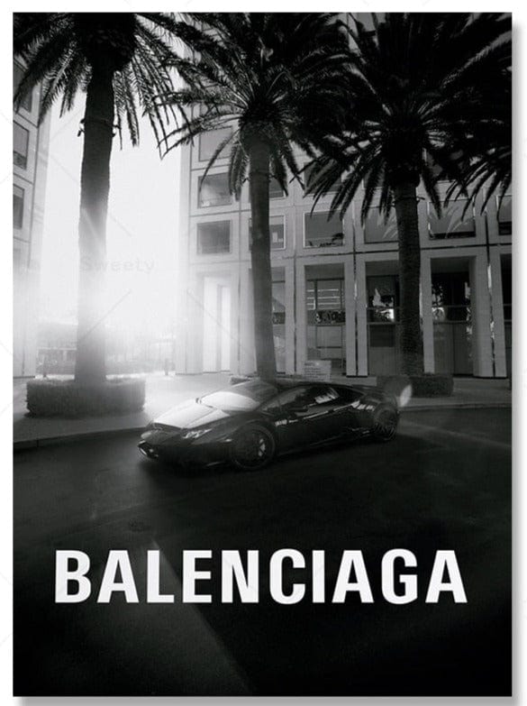 Canvanation 50x70cm / 3 Affiche Marque De Luxe Balenciaga