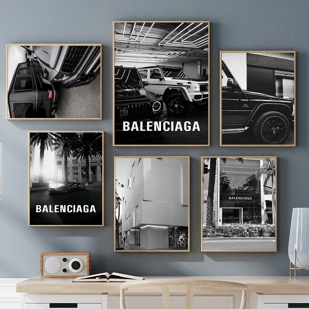 Canvanation Affiche Marque De Luxe Balenciaga