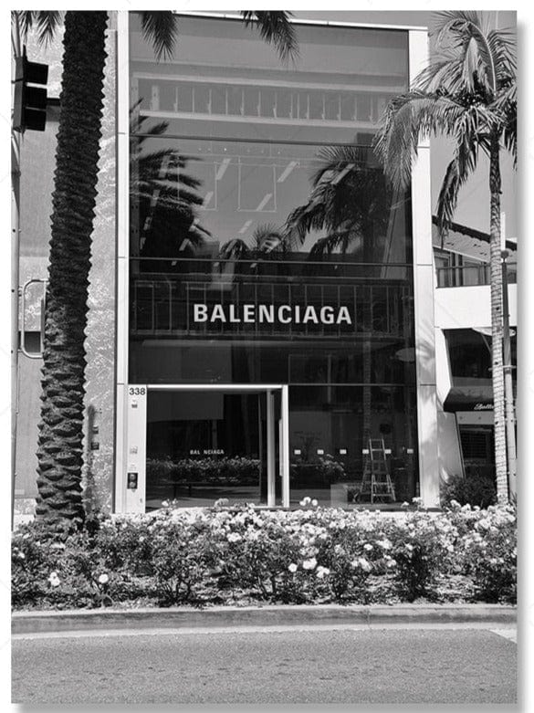 Canvanation 50x70cm / 2 Affiche Marque De Luxe Balenciaga