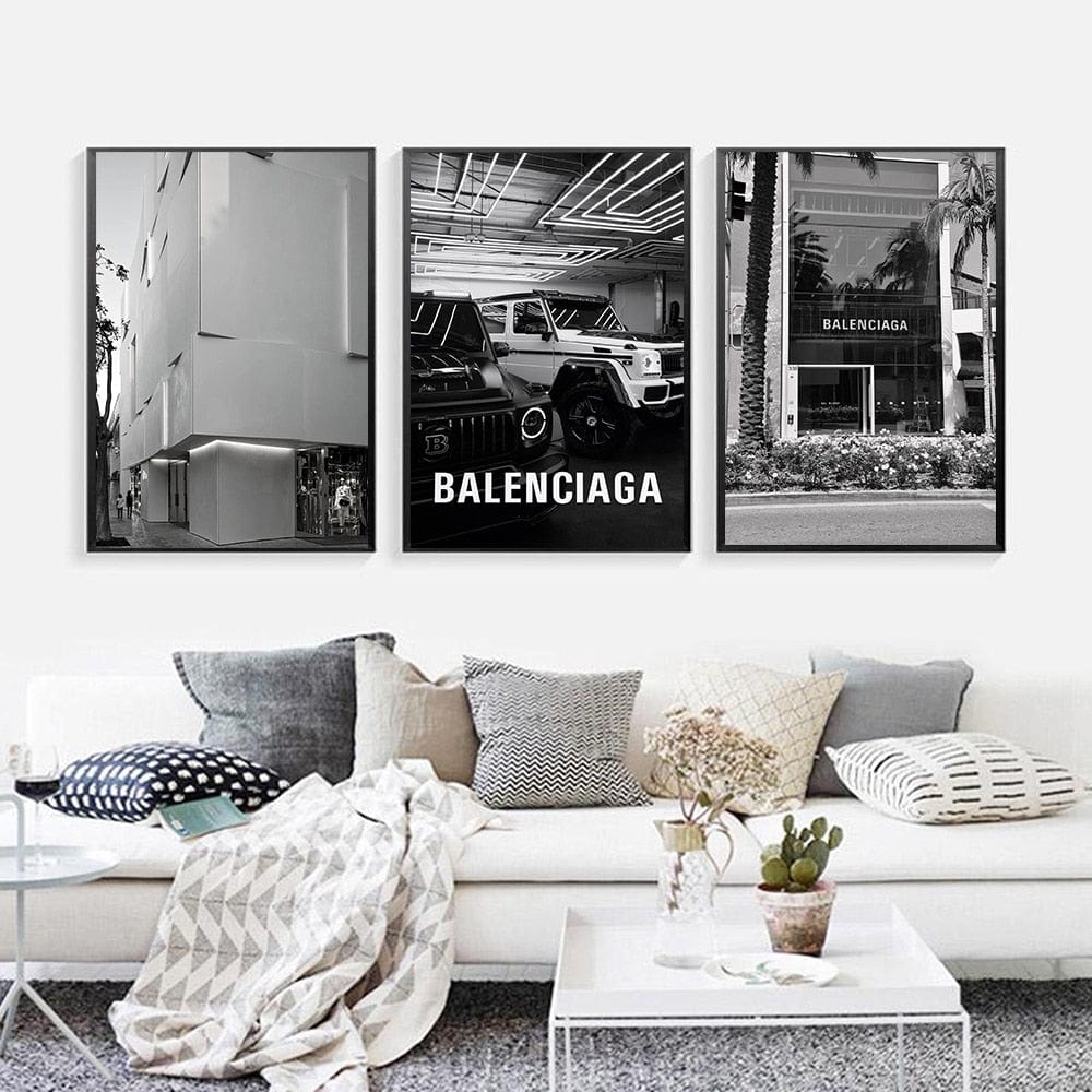 Canvanation Affiche Marque De Luxe Balenciaga