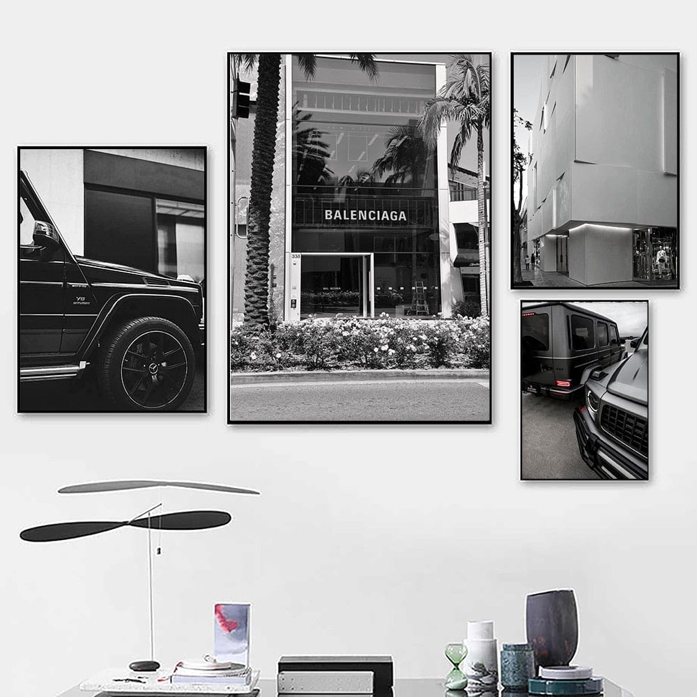 Canvanation Affiche Marque De Luxe Balenciaga