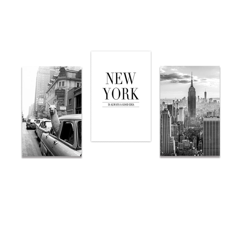 Canvanation 15x20cm / 04 Tableau New York Abstrait