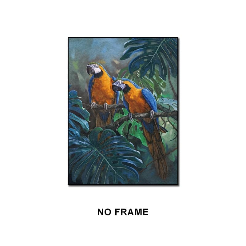 Canvanation 40x60cm / X231 Affiche Peinture Perroquet
