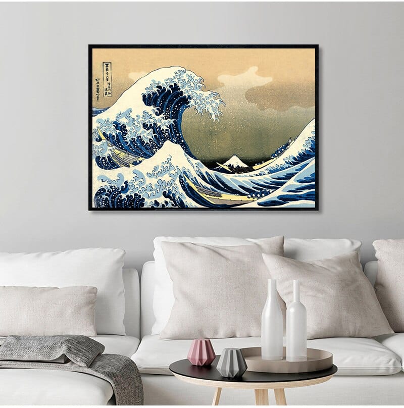 Canvanation Affiche Vague Japonaise