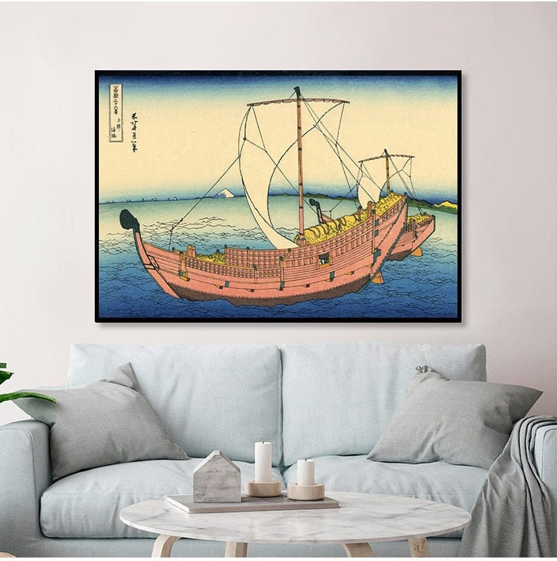 Canvanation Affiche Vague Japonaise