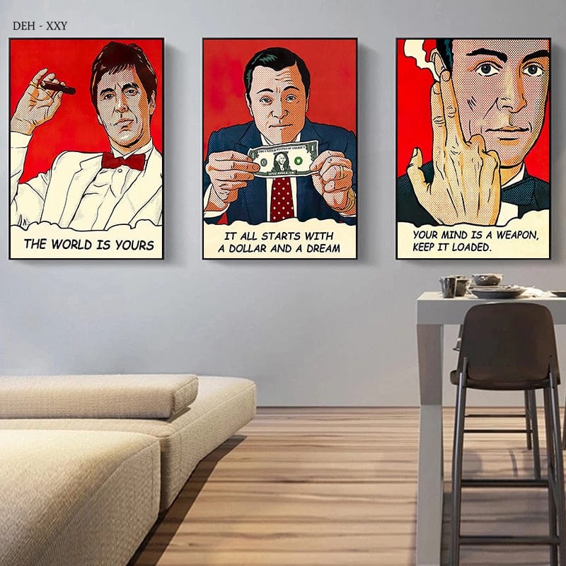 Canvanation Affiche Wolf Of Wall Street