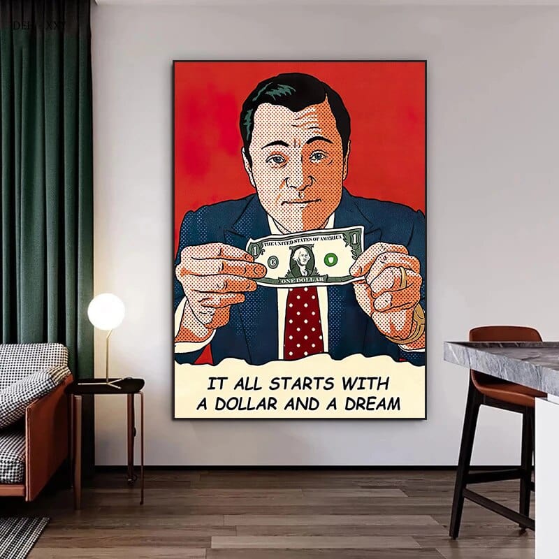 Canvanation Affiche Wolf Of Wall Street
