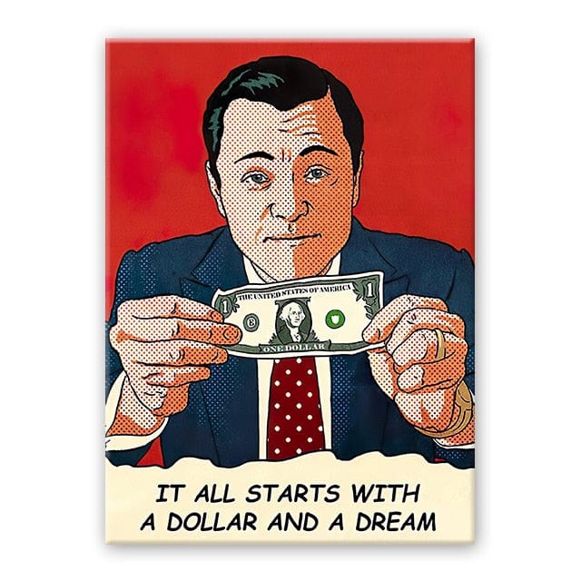Canvanation 40x60cm / B Affiche Wolf Of Wall Street