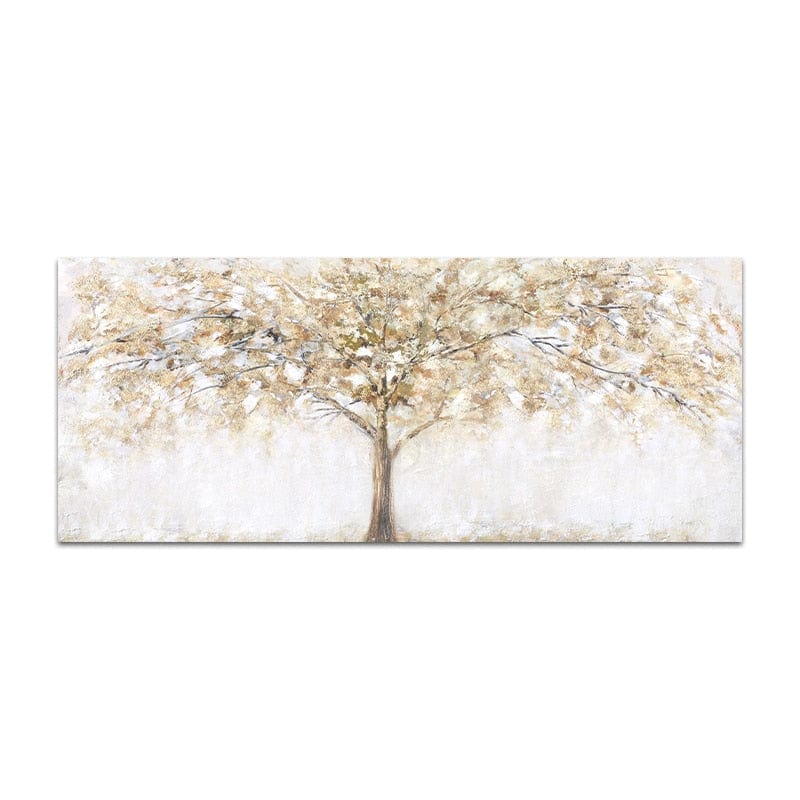 Canvanation 70x140cm Toile Arbre Or