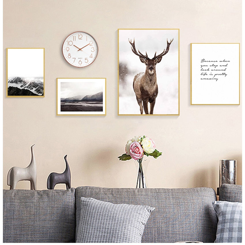 Tableau Montagne Moderne
