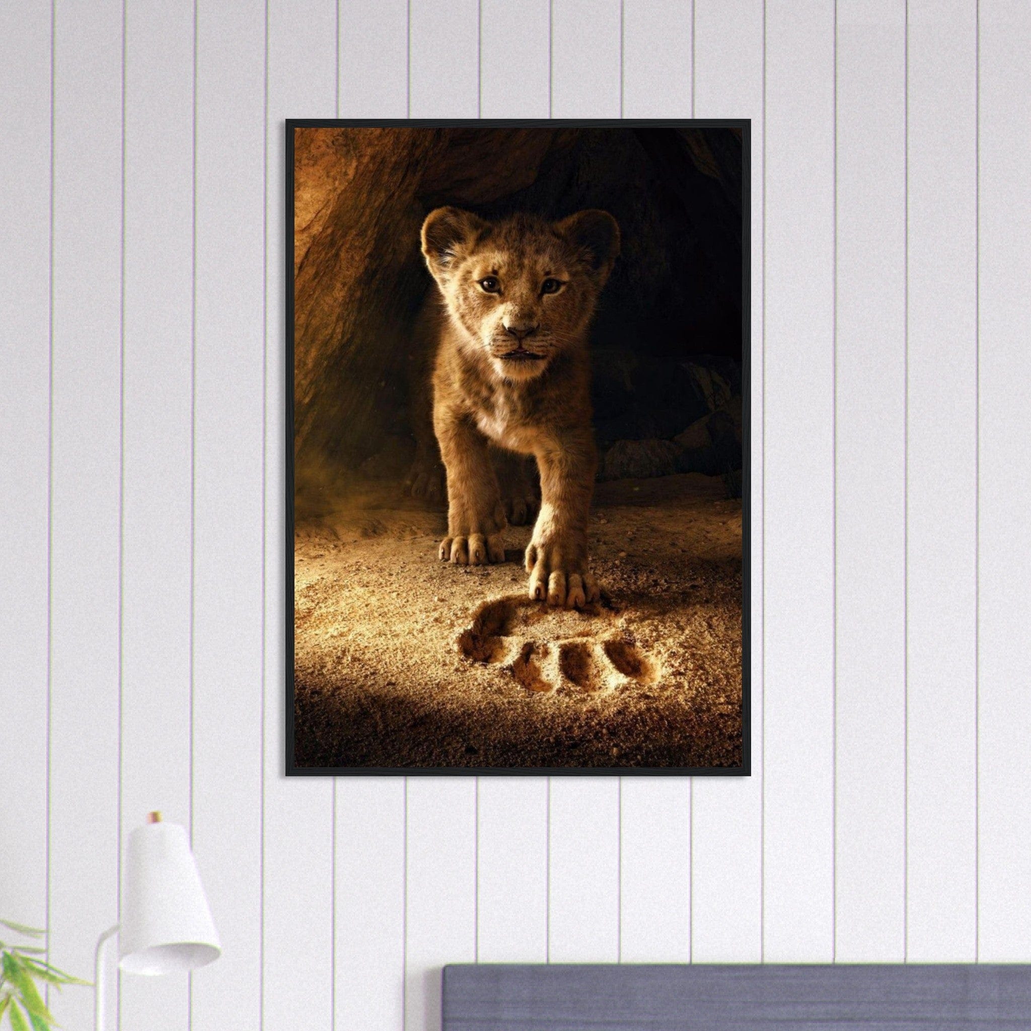 Canvanation Print Material 70x100 cm / 28x40″ Tableau Street Art Petit Lion