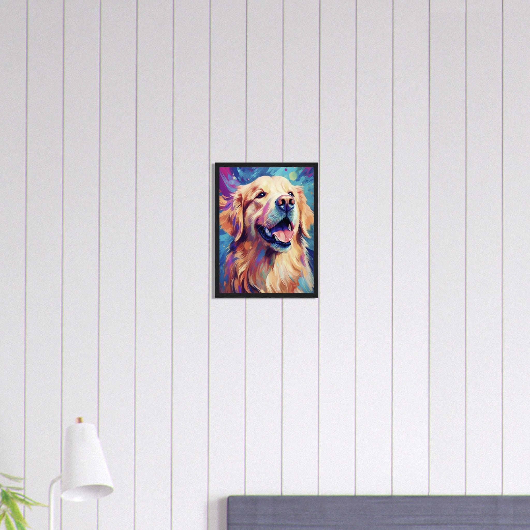 Canvanation Print Material 30x40 cm / 12x16″ Tableau Chien - Amitié sans mots