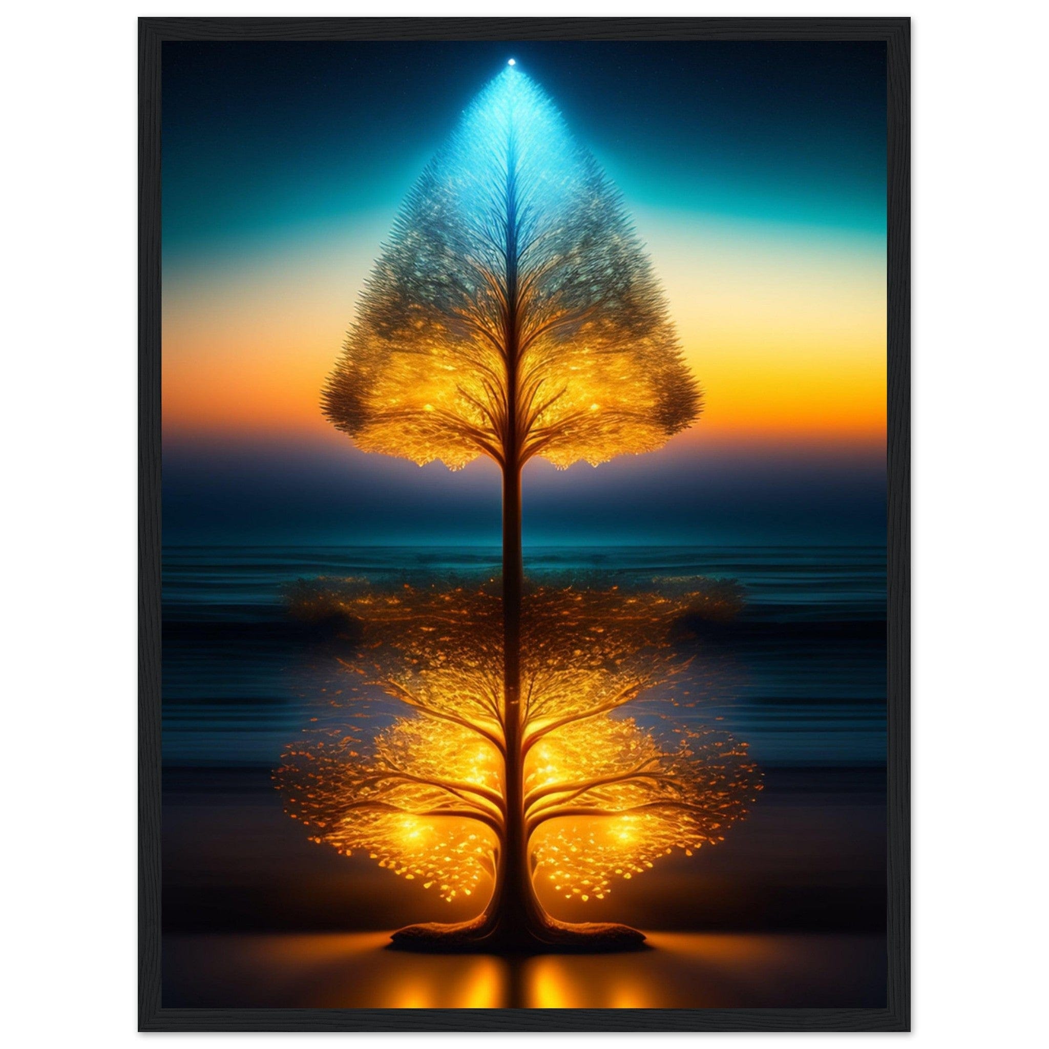 Canvanation Print Material Tableau Arbre De Vie Oasis Urbaine