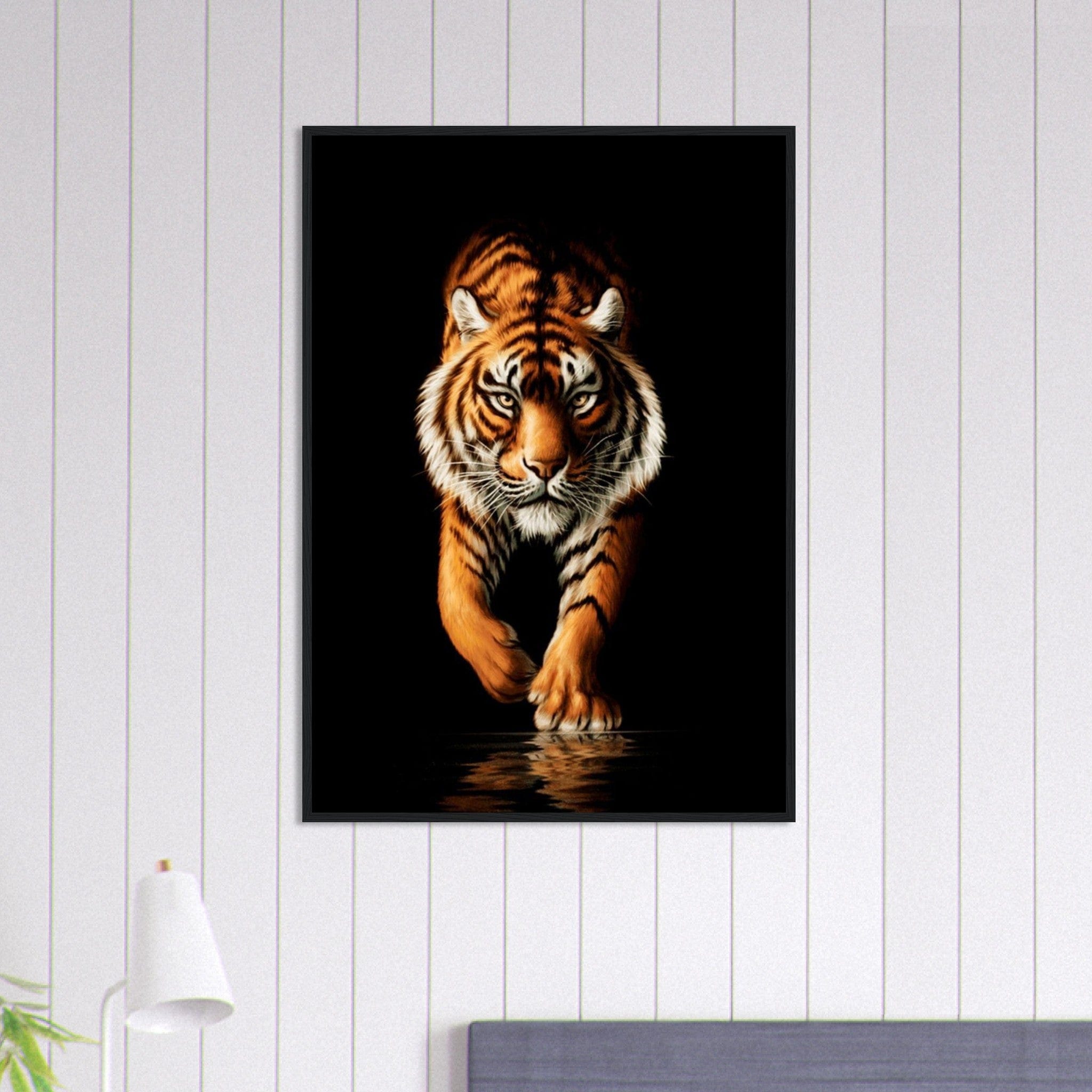 Canvanation Print Material 70x100 cm / 28x40″ Tableau Tigre Obscure