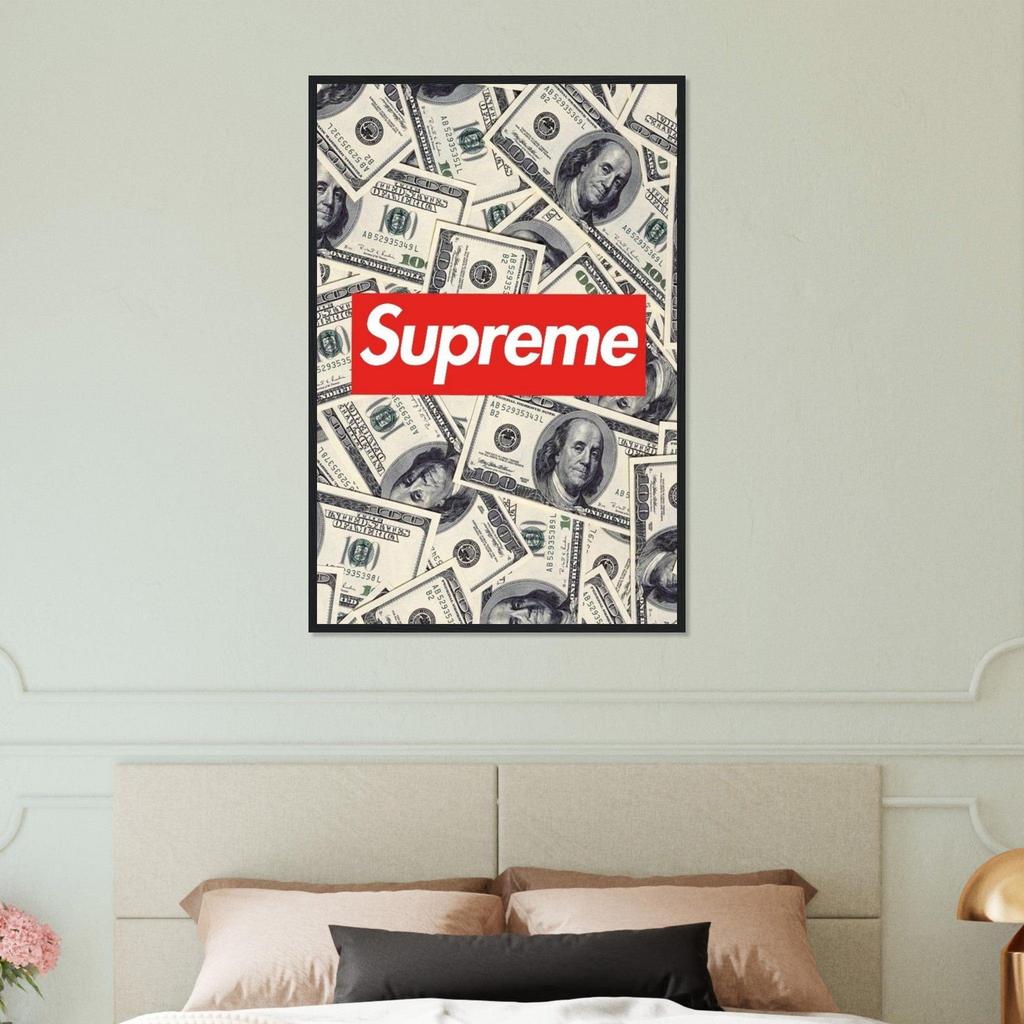 Canvanation Print Material 60x90 cm / 24x36″ Tableau Marque De Luxe Supreme Billet