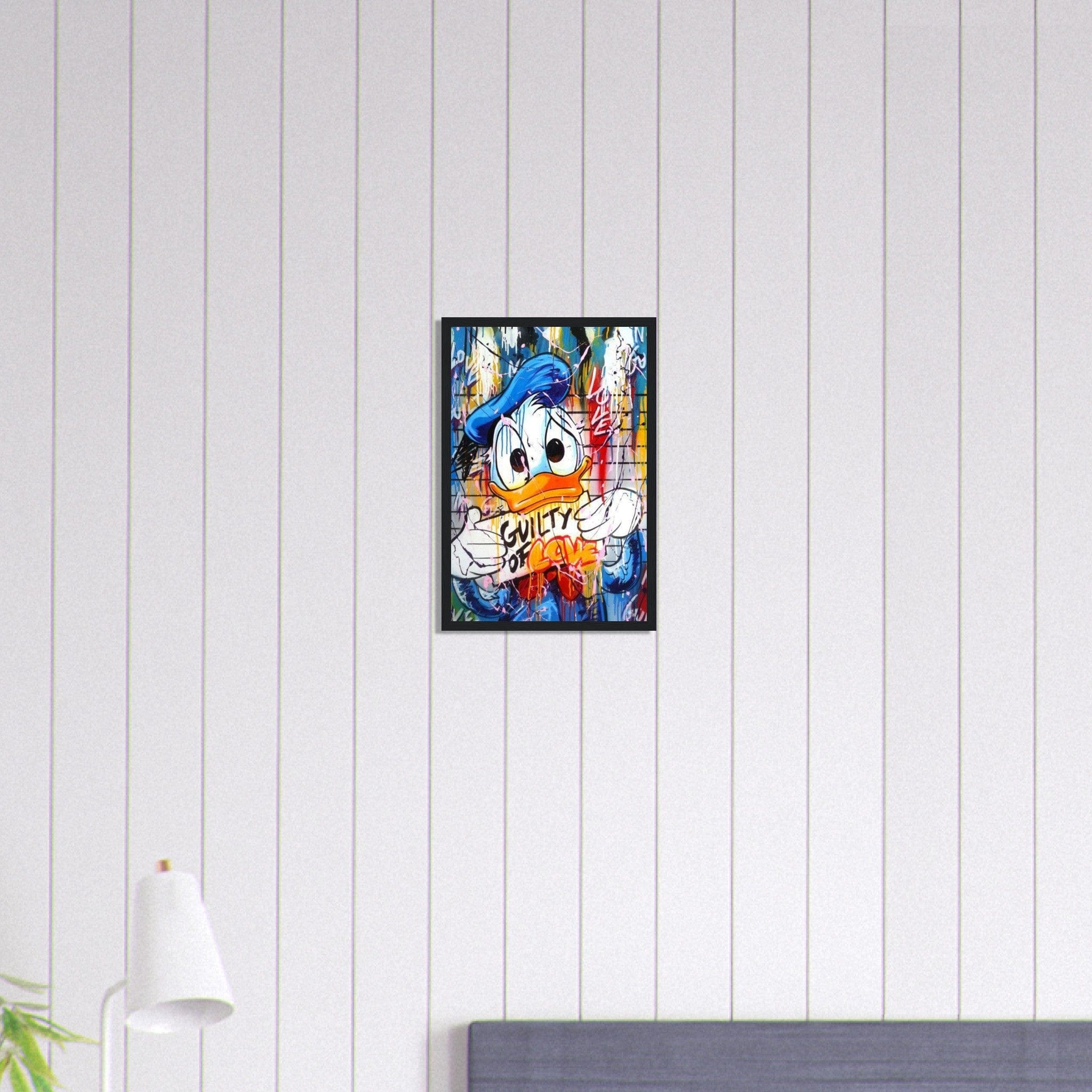 Canvanation Print Material 30x45 cm / 12x18″ Tableau Street Art Donald Duck