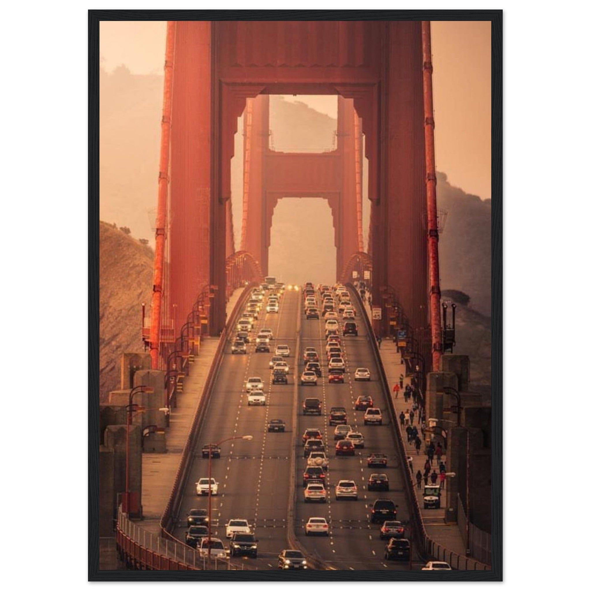 Gelato Print Material 50x70 cm / 20x28″ Tableau Ville San Francisco