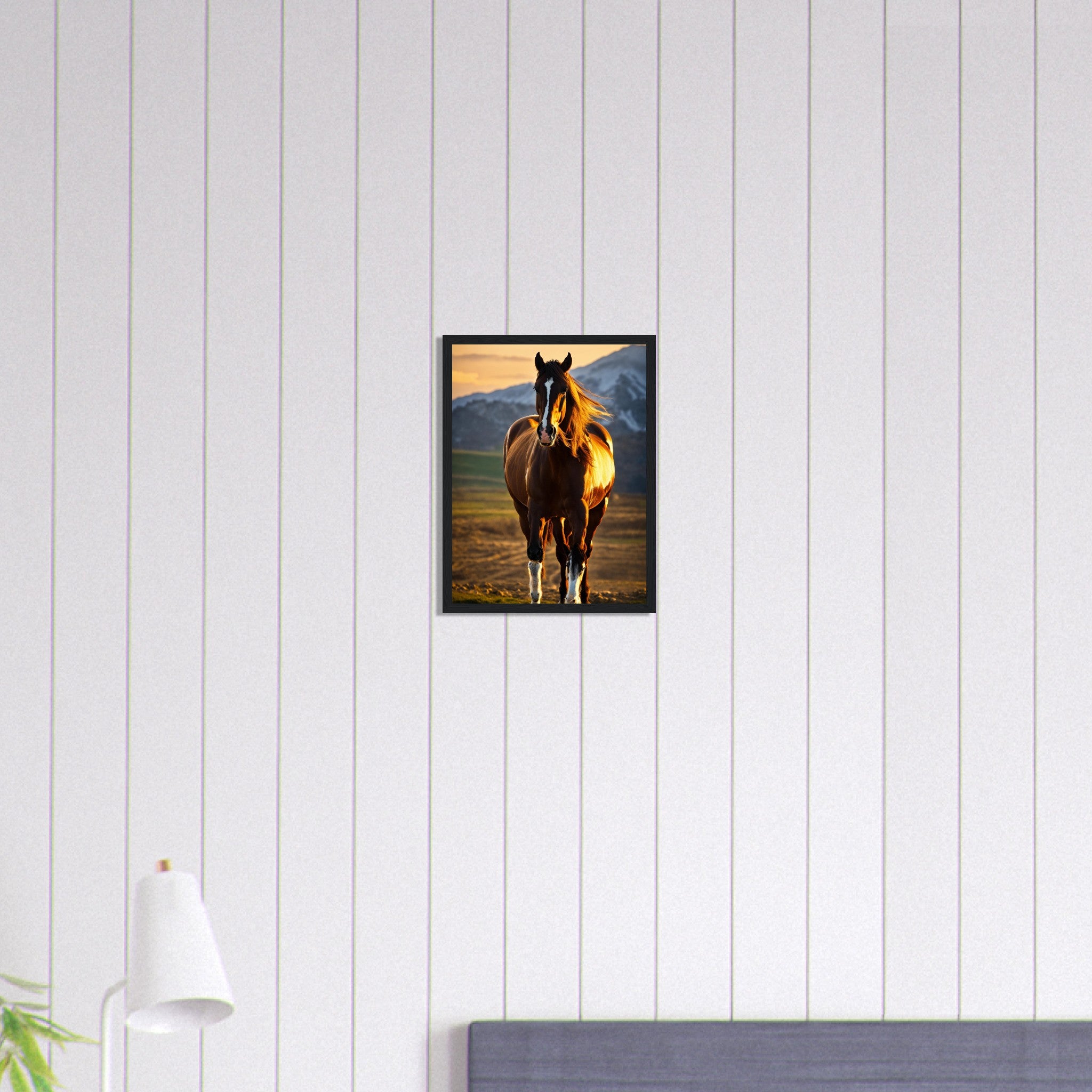 Canvanation Print Material 30x40 cm / 12x16″ Tableau Cheval Puissant