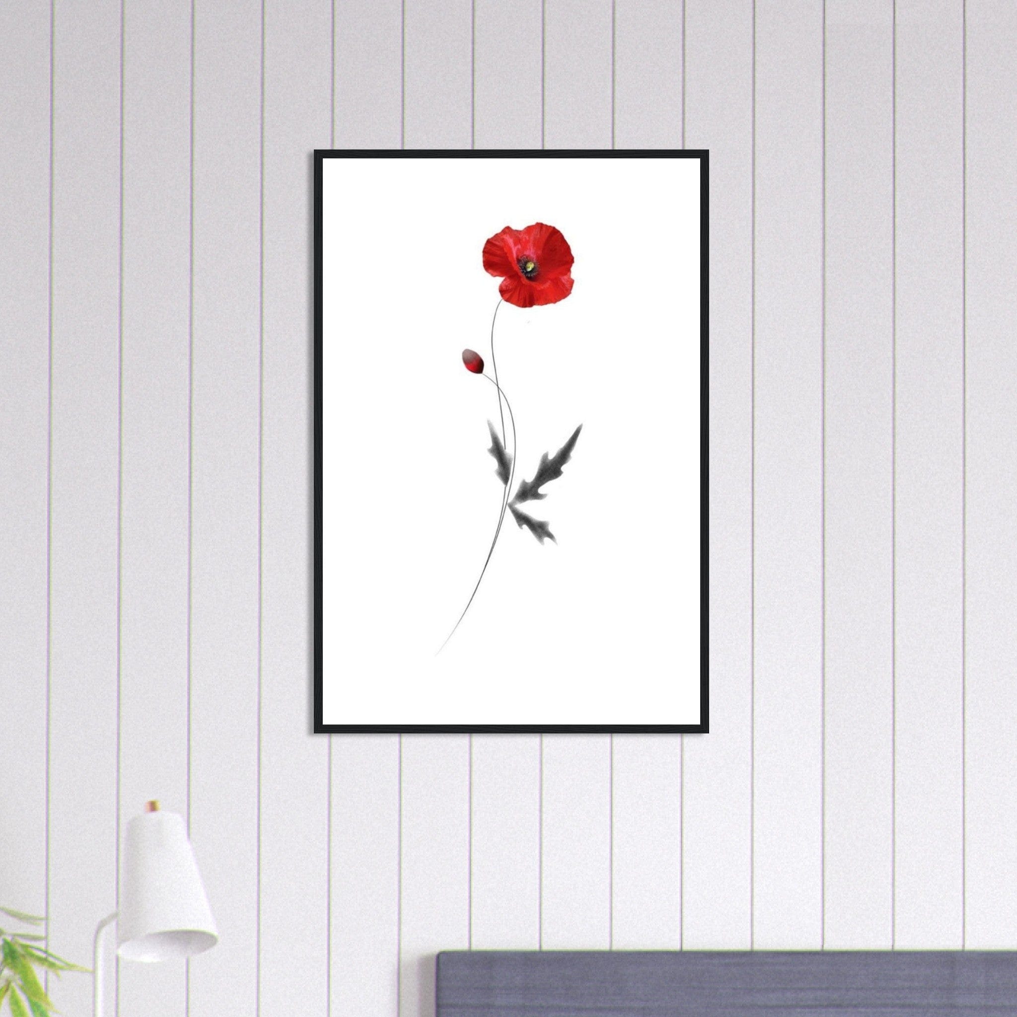 Canvanation Print Material 60x90 cm / 24x36″ Peinture Coquelicot Abstrait