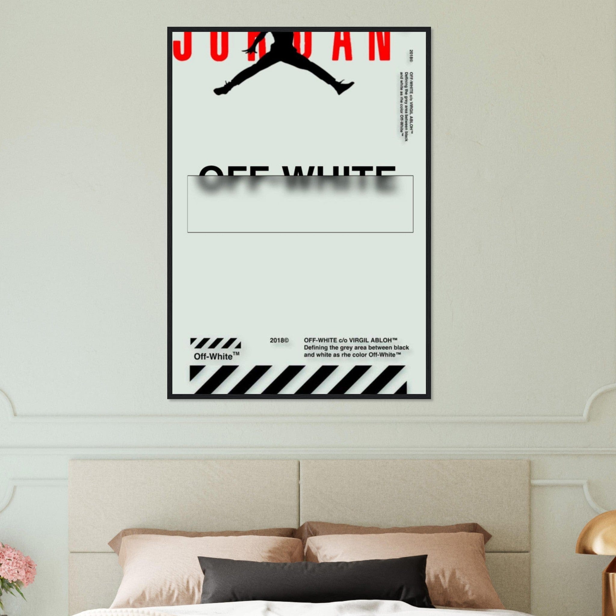 Canvanation Print Material 70x100 cm / 28x40″ Tableau Marque De Luxe Off White Off