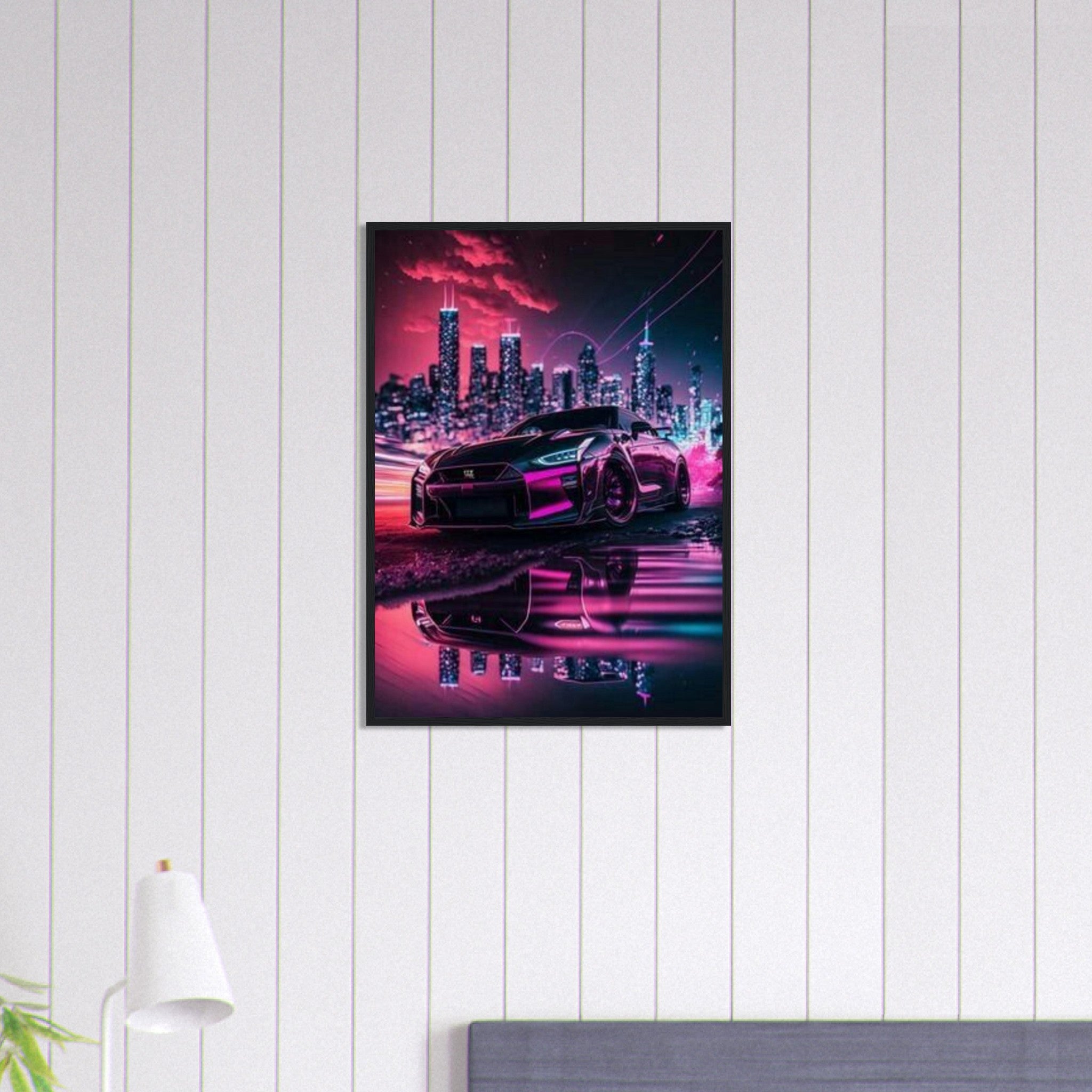 Canvanation Print Material 50x70 cm / 20x28″ Tableau Voiture Nissan Gtr