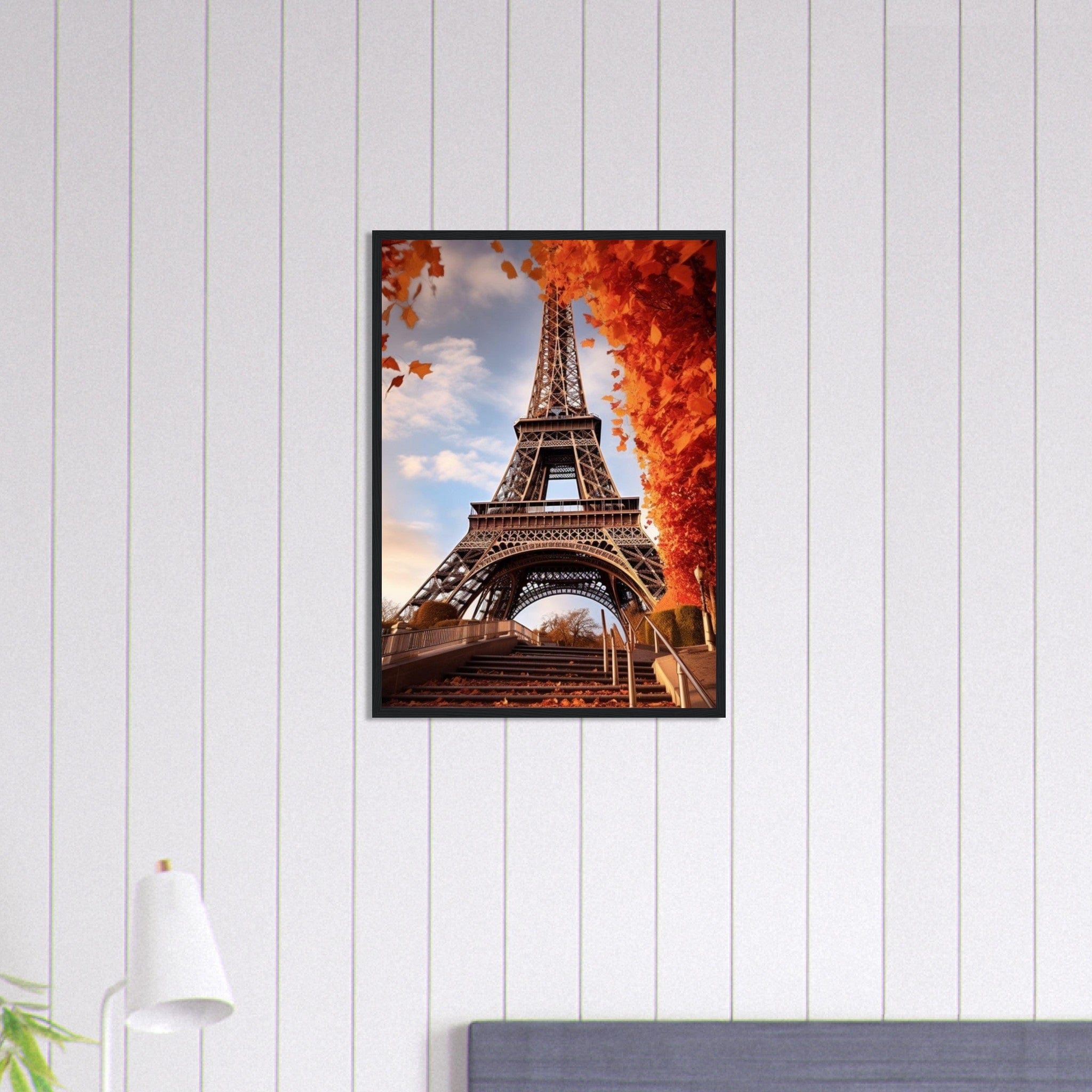 Canvanation Print Material 50x70 cm / 20x28″ Tableau Paris Automne Pont