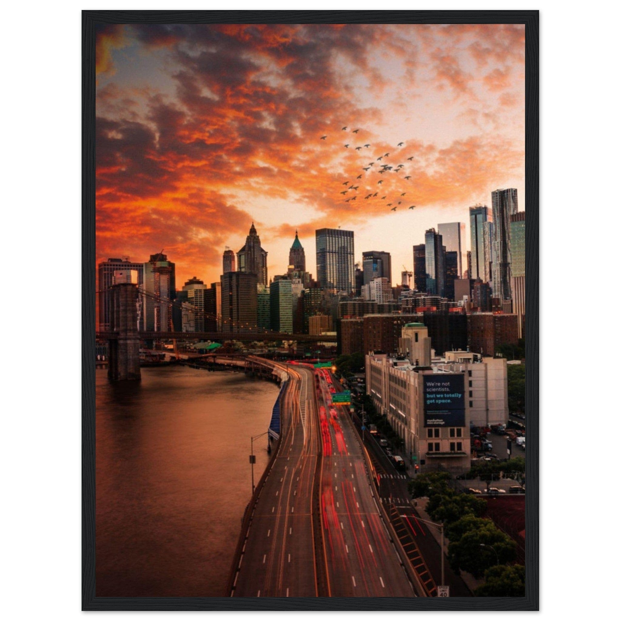 Gelato Print Material 45x60 cm / 18x24″ Tableau Ville Manhattan