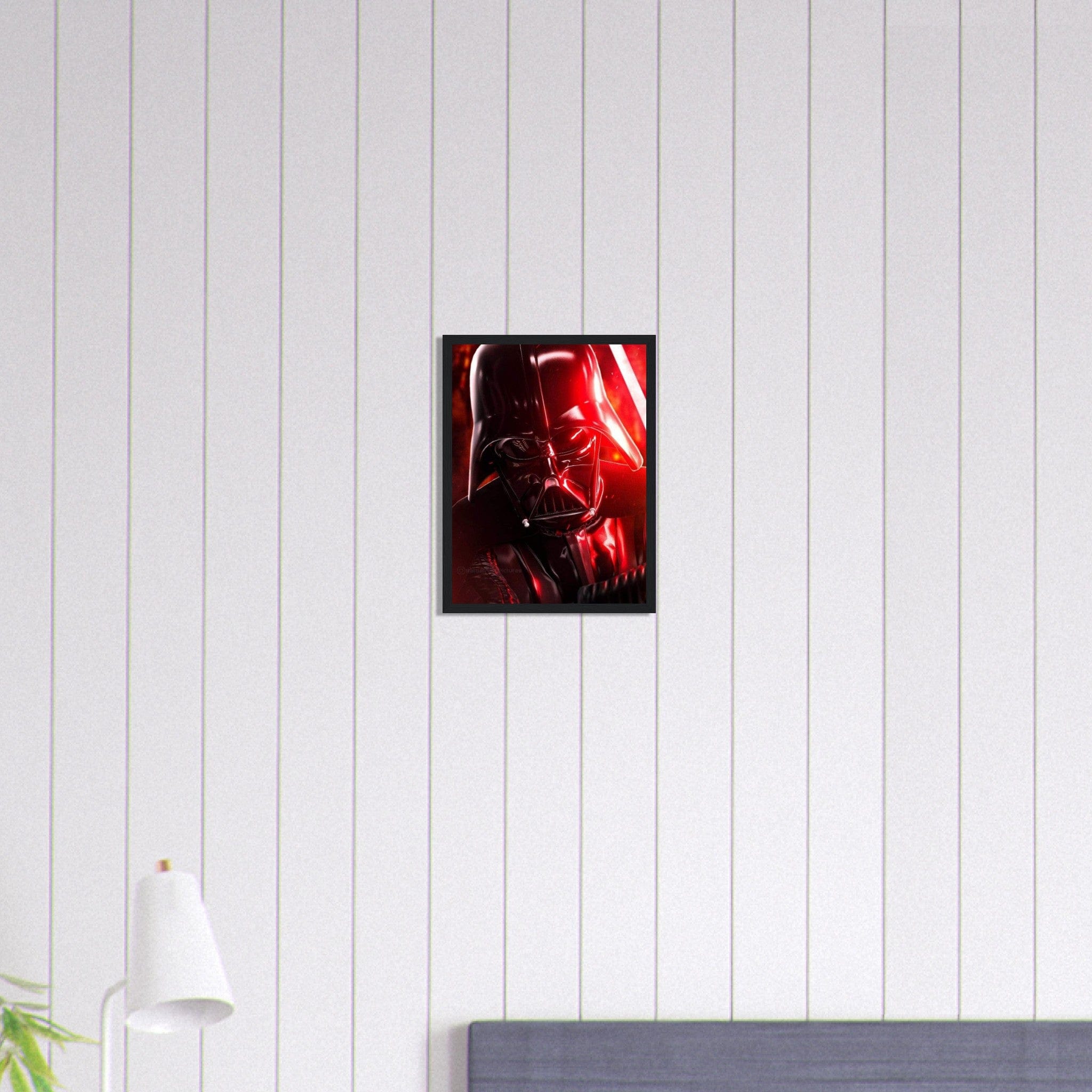 Canvanation Print Material 30x40 cm / 12x16″ Tableau Star Wars Dark Vador Rouge