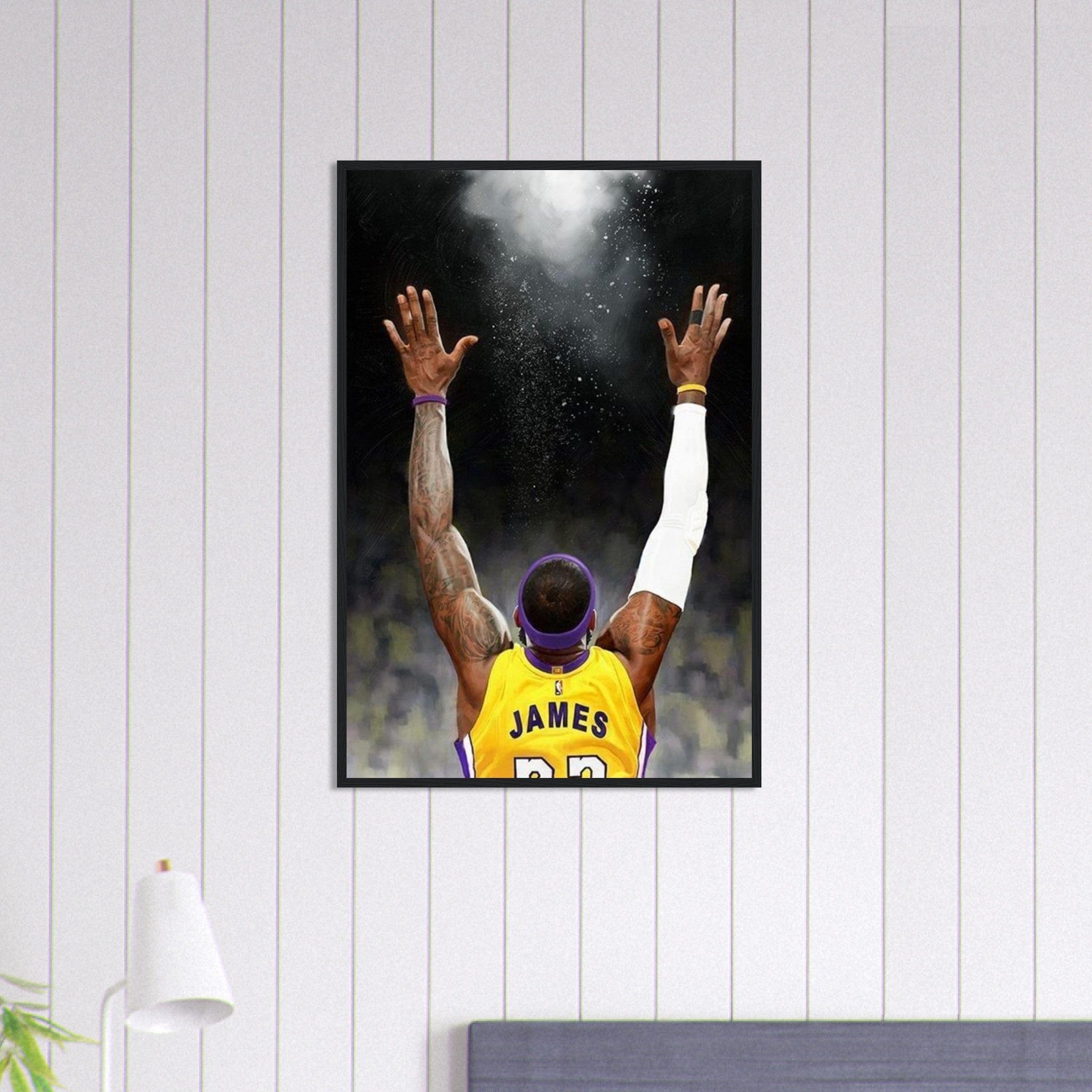 Canvanation Print Material 60x90 cm / 24x36″ Tableau Basket Lebron James Dynastie