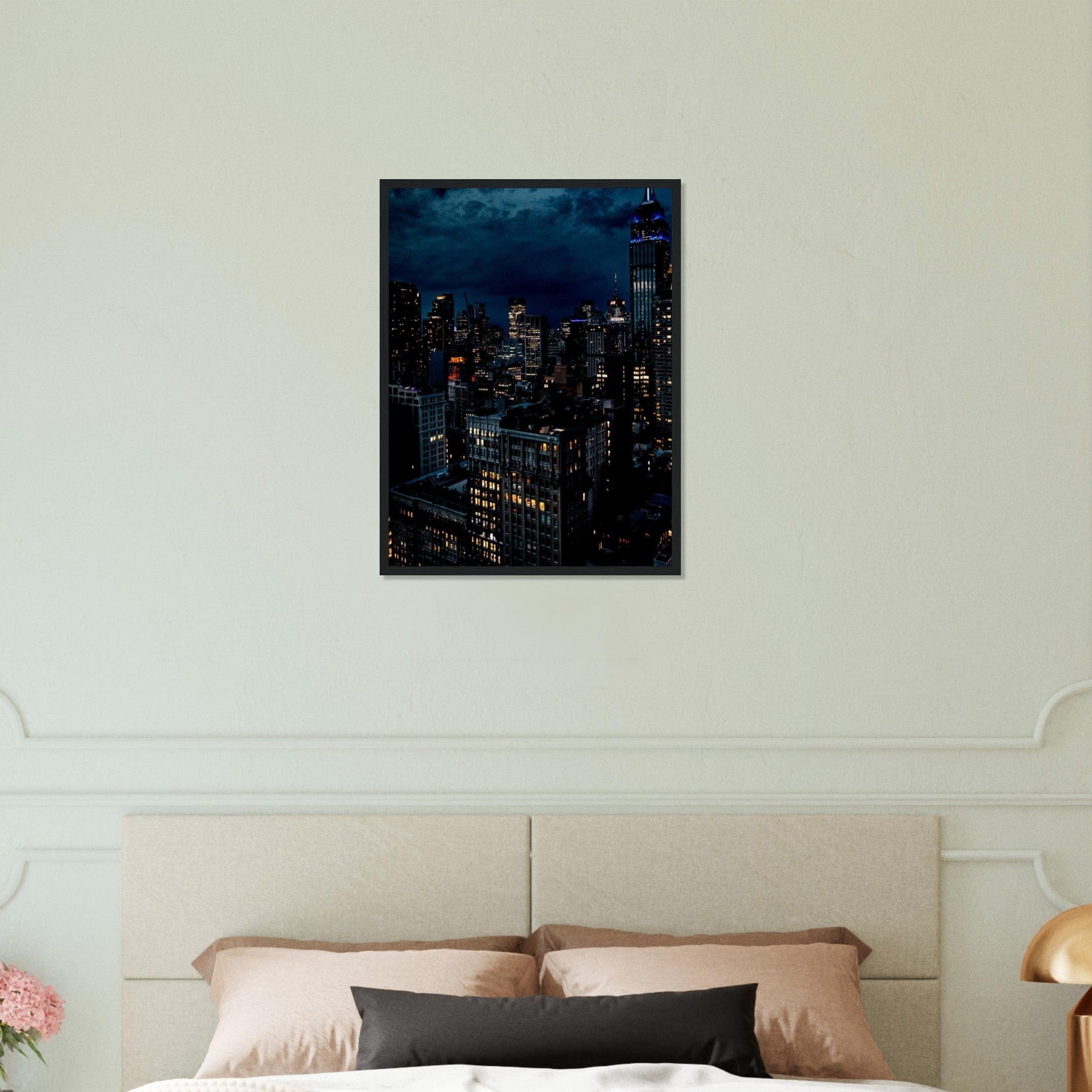 Gelato Print Material Tableau Ville De Nuit New York