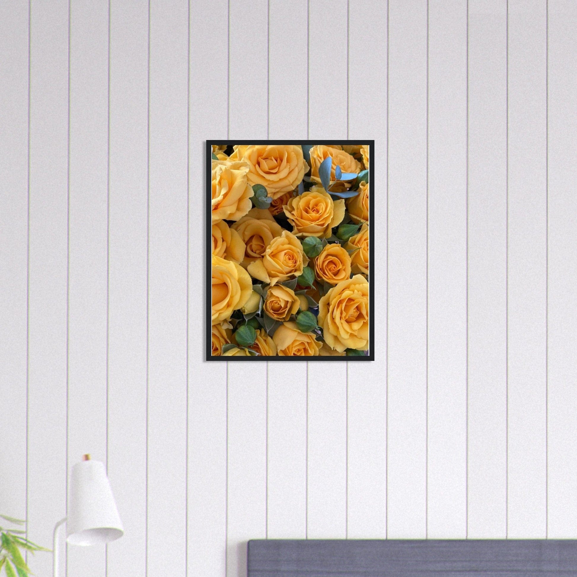 Tableau Roses Orange Canvanation