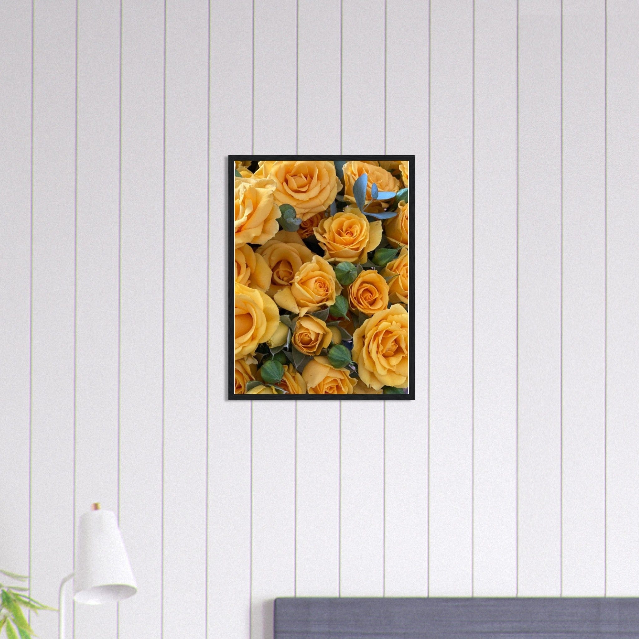 Canvanation Print Material 45x60 cm / 18x24″ Tableau Roses Orange