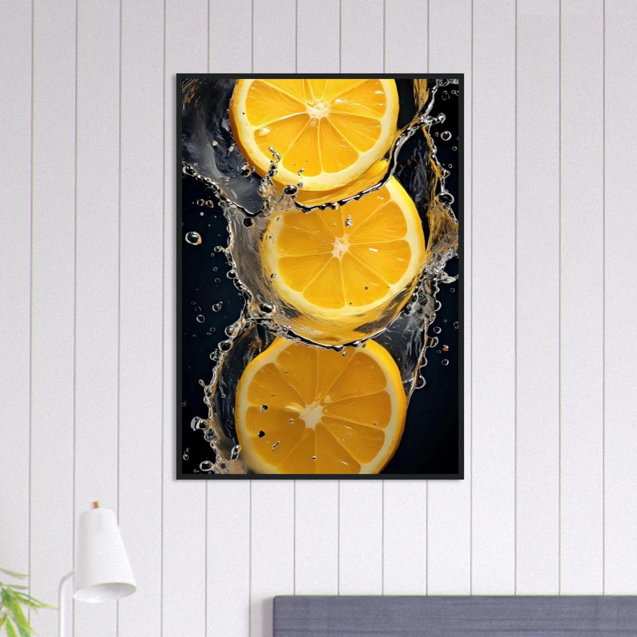 Canvanation Print Material 70x100 cm / 28x40″ Tableau Citron Jaune