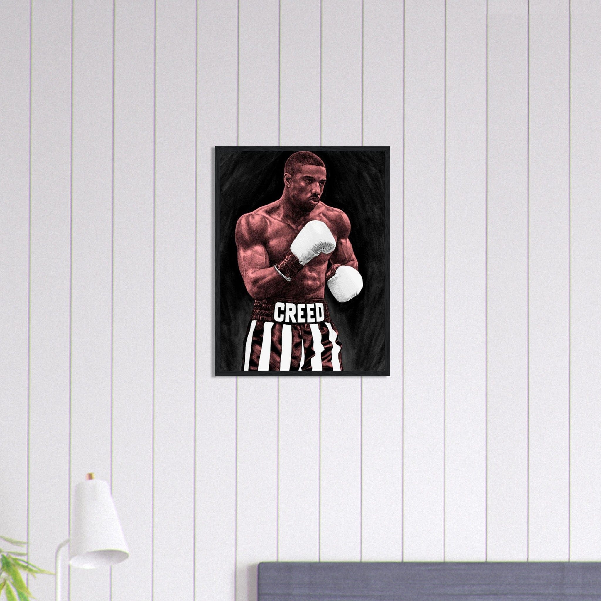 Canvanation Print Material Tableau Boxe Michael B Jordan