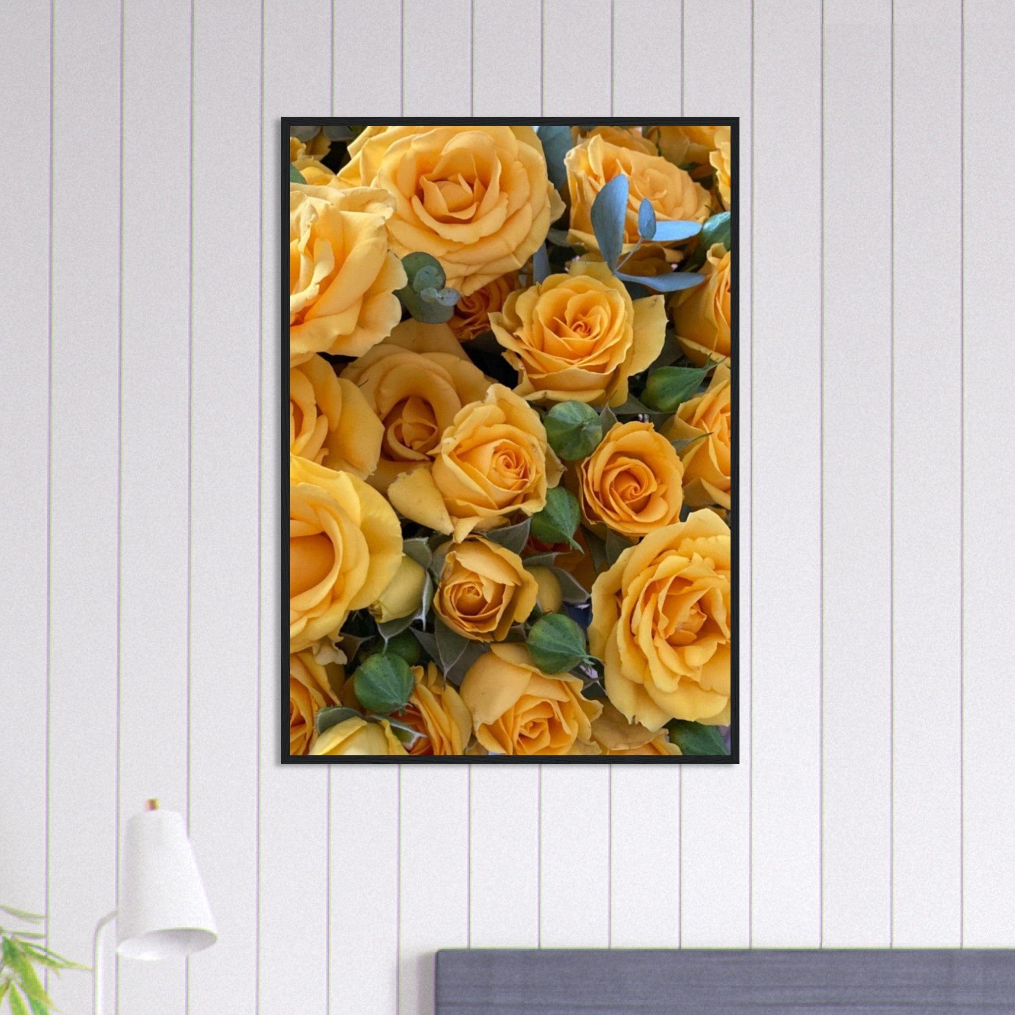 Canvanation Print Material 70x100 cm / 28x40″ Tableau Roses Orange