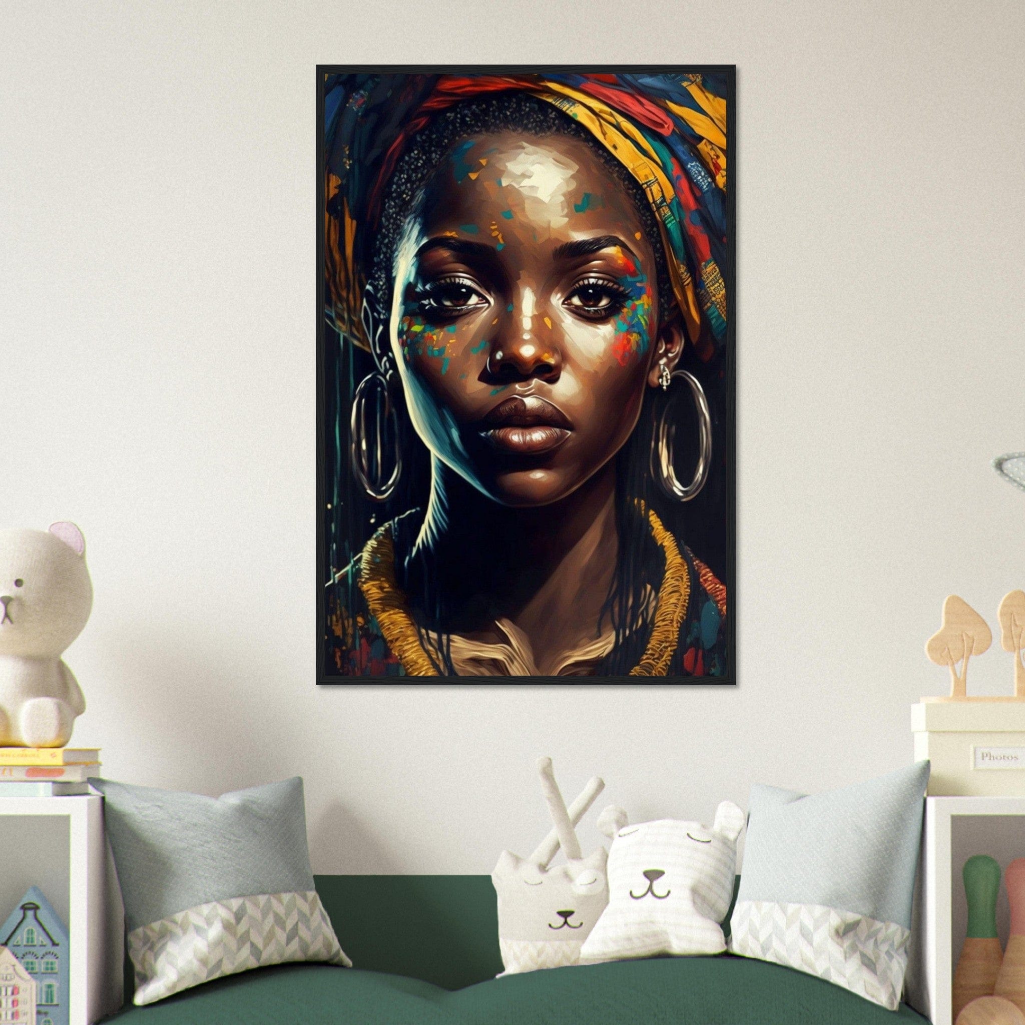 Canvanation Print Material 60x90 cm / 24x36″ Tableaux Portrait Femme Afrique