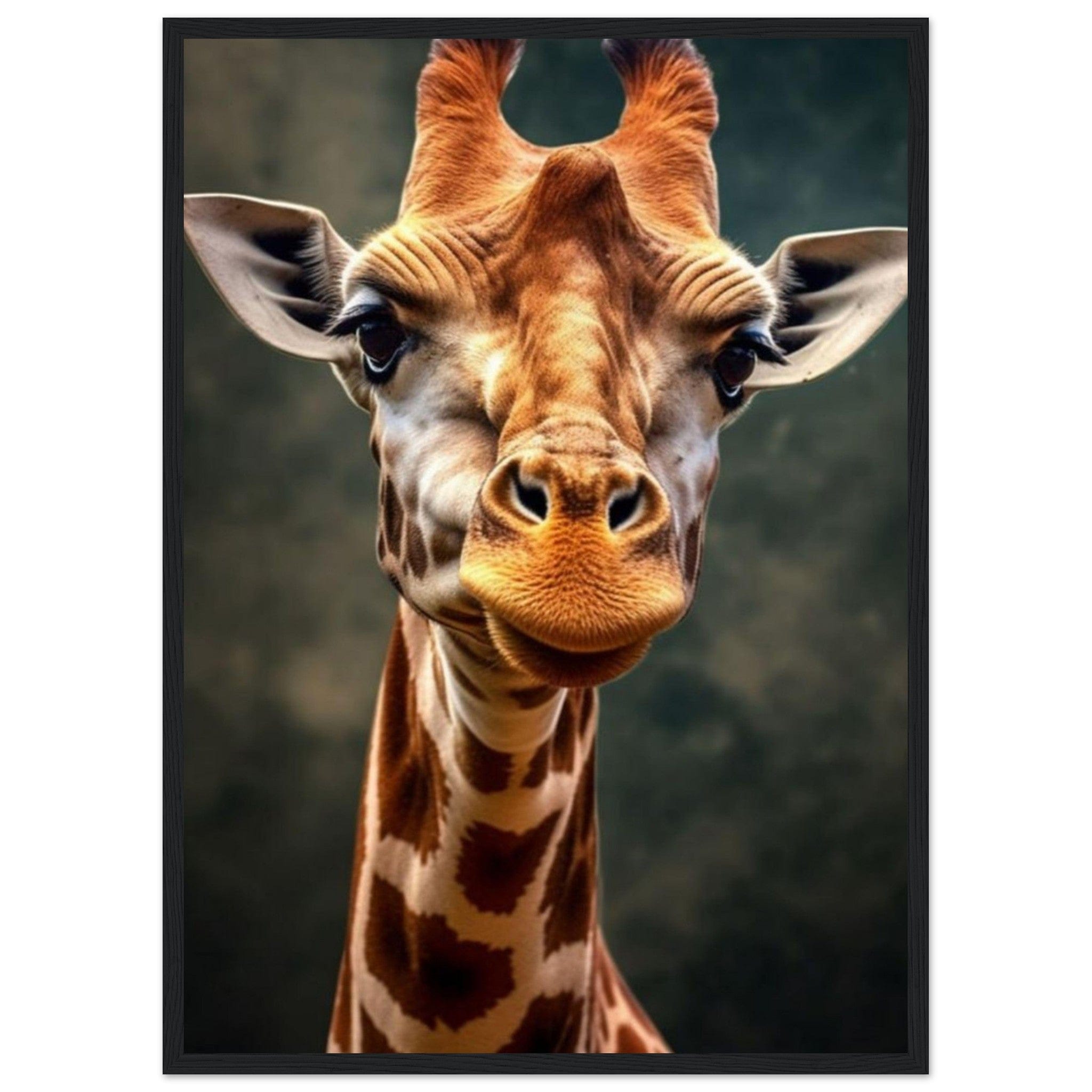 Tableau Peinture Girafe - Canvanation